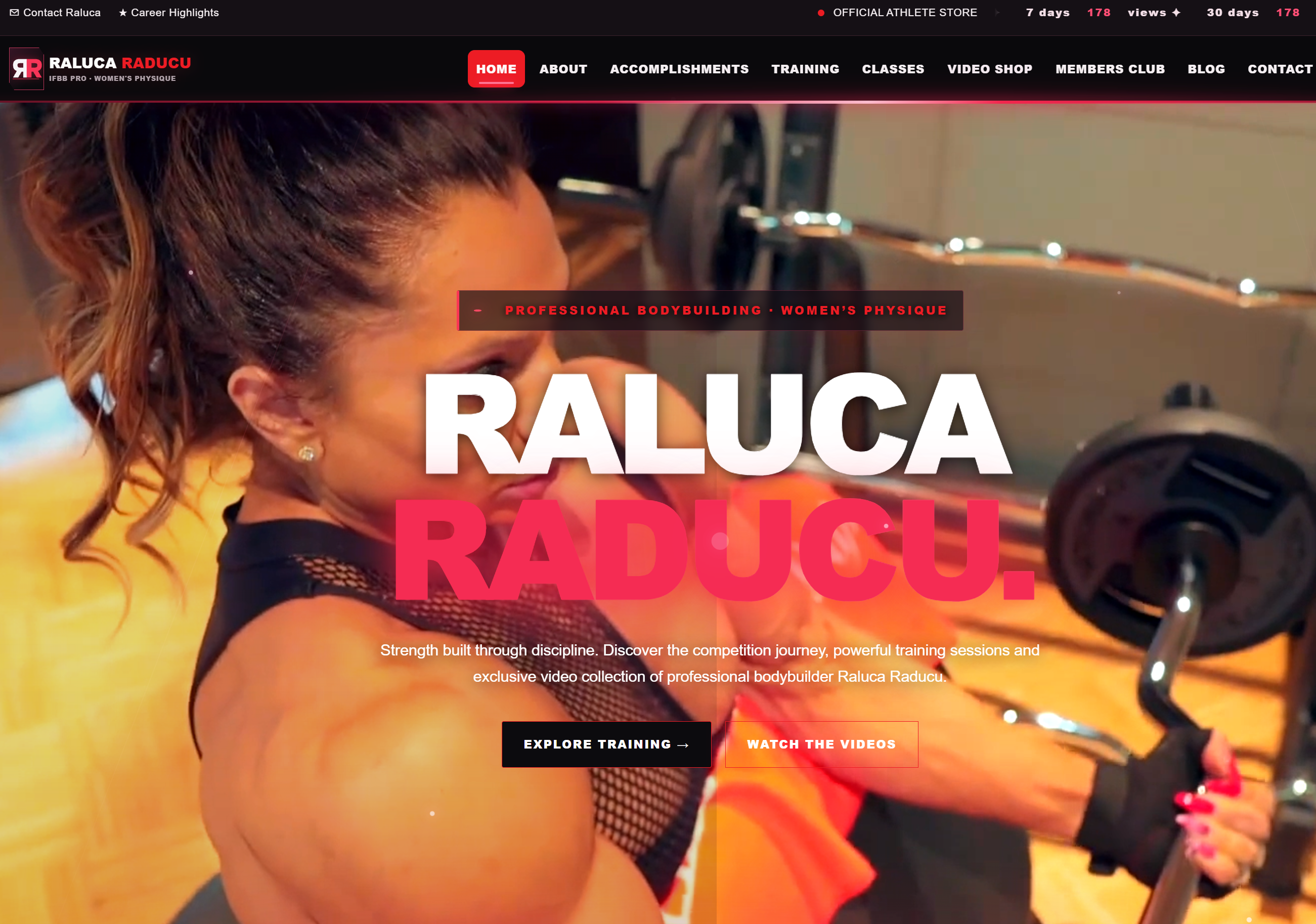 Raluca Raducu website design portfolio